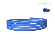 Advanc3D 3x4mm Pneumatik PTFE Schlauch 1m für 3.00mm Filament Tube 3d Drucker