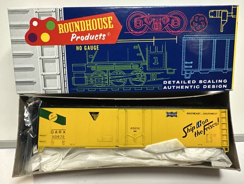 Kit de coche de caja Roundhouse escala HO Frisco GARX 50' #50672 | Zustand: New