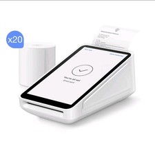Square All-In-One Payment Terminal Contactless Card Reader & 20x Receipt Rolls