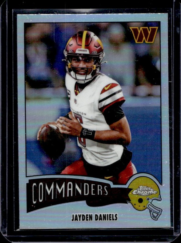 2025 Topps Chrome Jayden Daniels 1975 Refractor #1975-34 Commanders