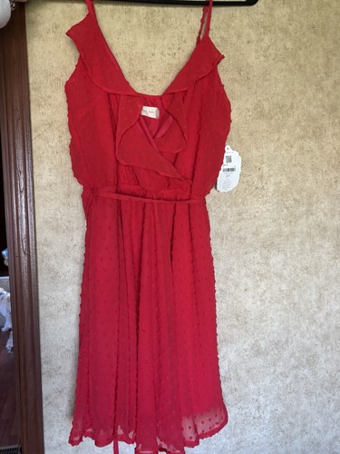 Altar’d State NWT Red Spaghetti Strap Short Dress Size Medium - Picture 8 of 8