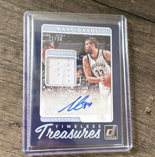 2017-18 Panini Donruss Timeless Treasures Marc Gasol #TT-MG Auto Mem /30