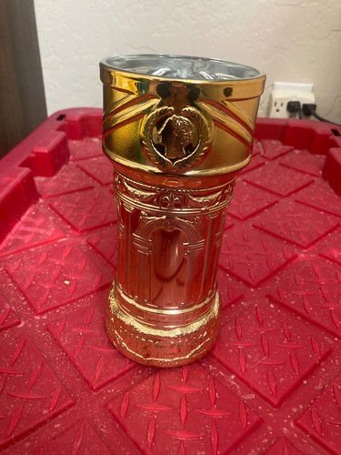 "CAESAR'S PALACE" CASINO LAS VEGAS Goblet GOLD Toned VERY HEAVY