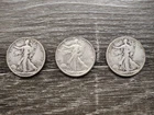 1935-Walking Liberty Half Dollars-Silver-Full Coin Set-P, D, and S-In Capsules