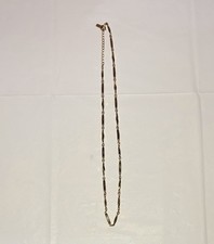Nikken Kenko Perfect Link II Gold Stainless Steel Magnetic Necklace Gold Tone