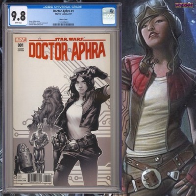 CGC 9.8 Doctor Aphra #1 Sketch Variant Cover Star Wars 2017