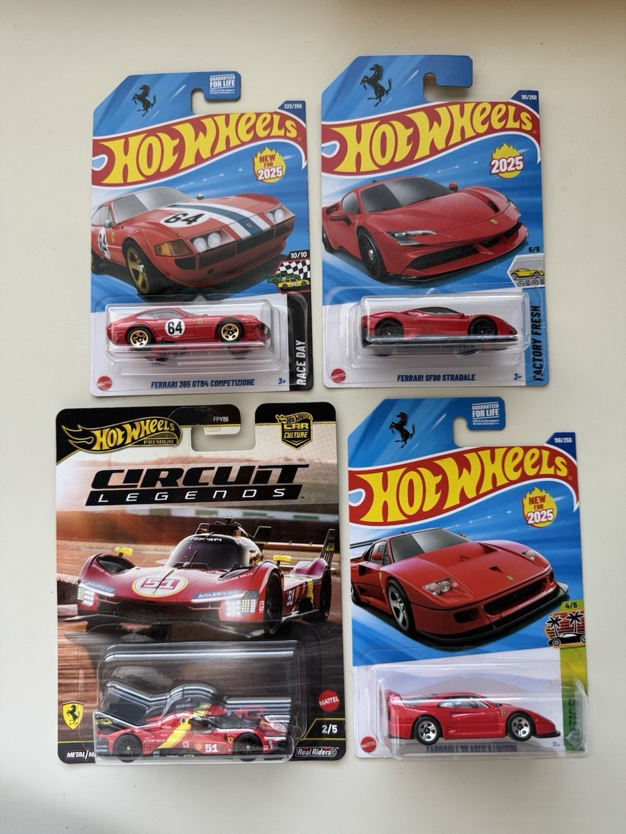 ホットウィール(2点) フェラーリ F40、365GTB4 ホットウィール(2点) フェラーリ F40、365GTB4 - メルカリ