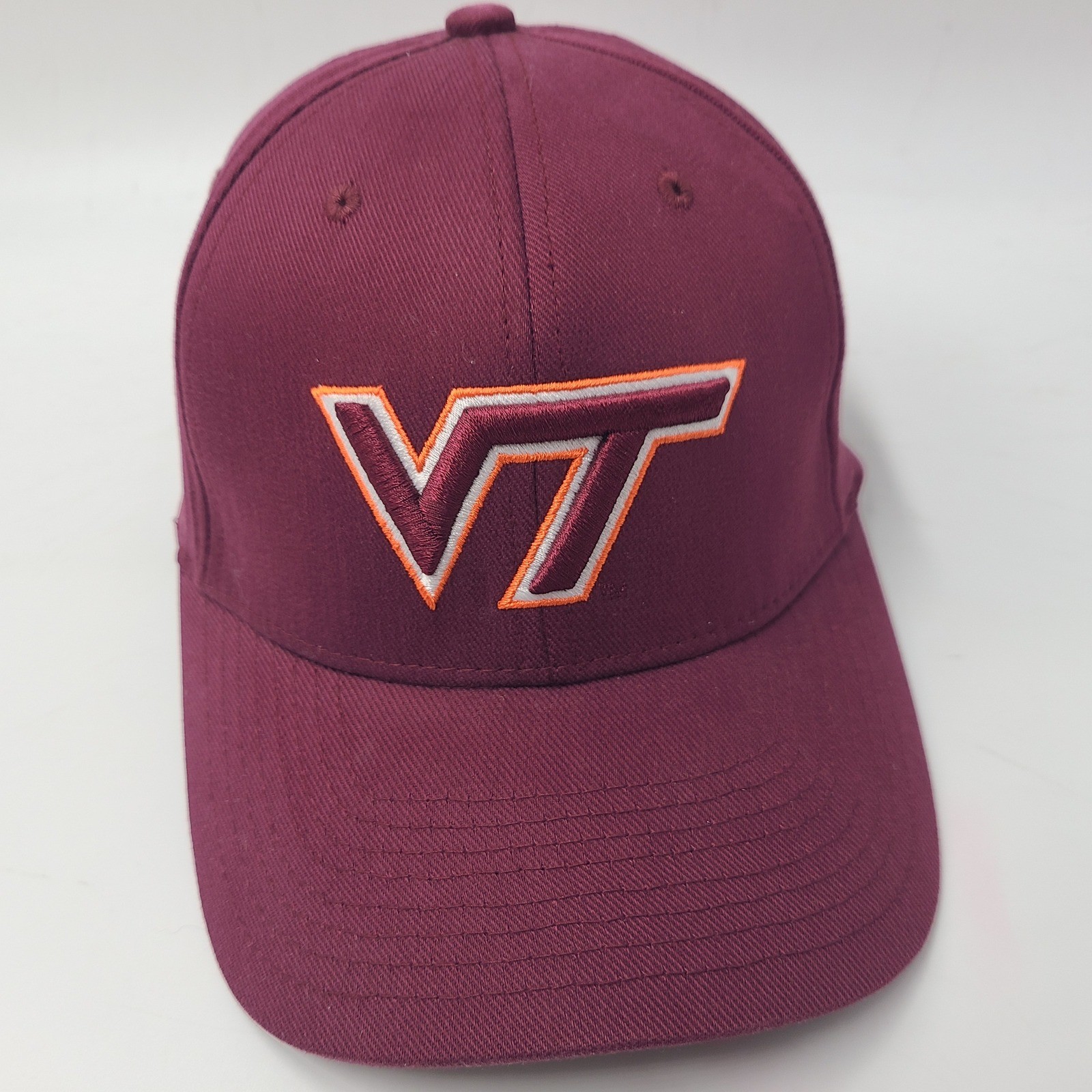 Virginia Tech Hokies Hat Nike Fitted (Seems M-L) Maroon NCAA University Flex Men