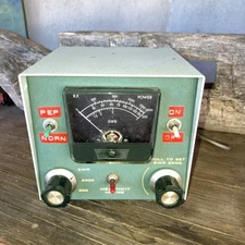 RF Power/SWR meter Heath HM102, 200/2000-watt HF ,  not tested looks clean