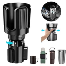 For Large Bottle Mugs Auto Car Cup Holder Expander Adapter Adjustable Universal