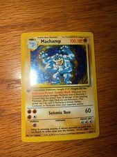 Pokémon Machamp Deck Exclusives 1st Edition Holo Rare 100 HP Seismic Toss 8/102