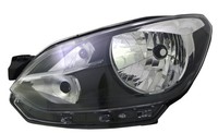Scheinwerfer Links FüR VW Up 2011 - 2016 H4 Schwarz Halogen + LWR Stellmotor