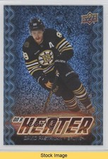 2024-25 Upper Deck Series 2 On a Heater Speckle David Pastrnak #OH-10 READ