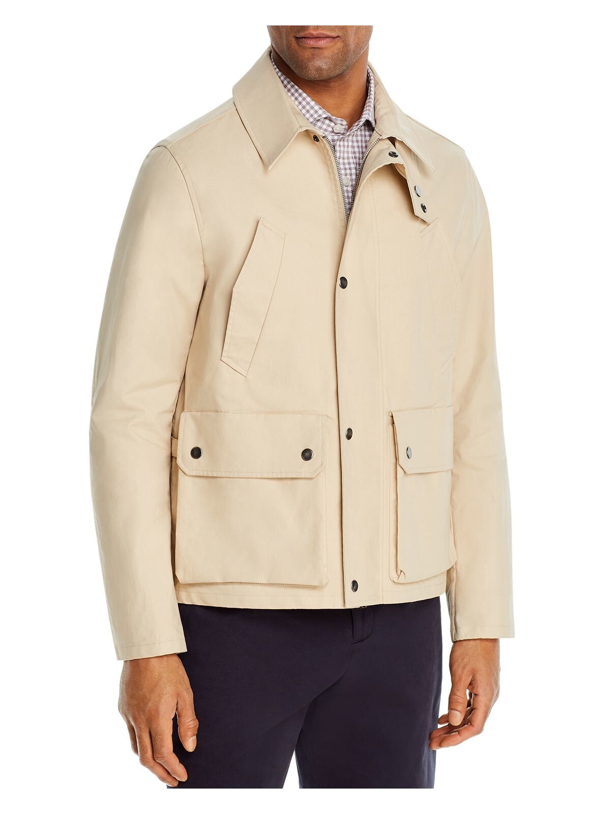 DYLAN GRAY Mens Beige Zip Up Jacket XL