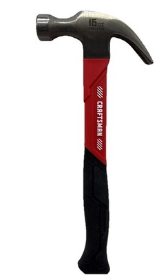 Crescent Magnetic Nail Holder Hammer With Fiberglass Cushion Grip Handle 16Oz