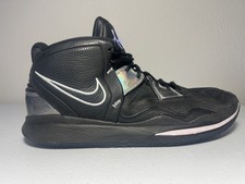 Men's Size 14 Nike Kyrie Infinity 8 Basketball Shoes Black Silver without insole