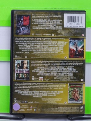 THE 4 MOVIE THRILLS & CHILLS COLLECTION RESIDENT EVIL ZOMBIE
