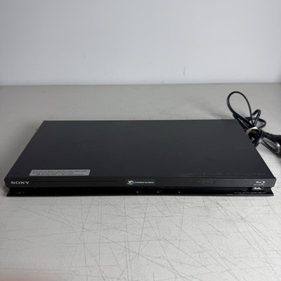 Sony BDP-S470 3D Disc Player Black DVD On Blu-Ray Good 0070 No Remote
