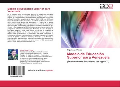 Modelo de Educación Superior para Venezuela Miguel Angel Pineda