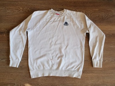 Kappa Pullover Herren Gr. S Weiß / Sweatshirt Adidas Nike