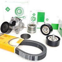 Contitech 6PK2000 Keilrippenriemen-Satz + Freilauf FüR Mercedes W204 Jeep