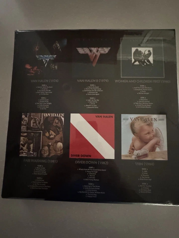 VAN HALEN - Collection 1978-84 (180G Vinyl 6LP BOX) 2023 R5-671179 NEW / SEALED - Image 2 of 3