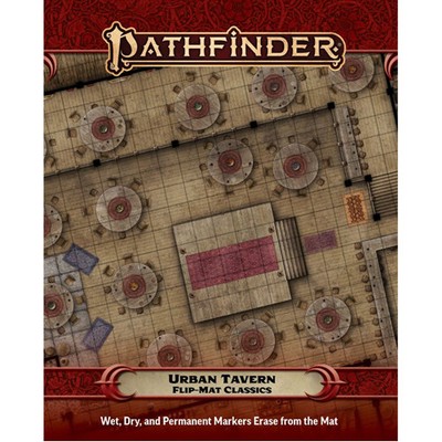 Pathfinder Flip-Mat Classics: Urban Tavern - Brandneu & Versiegelt