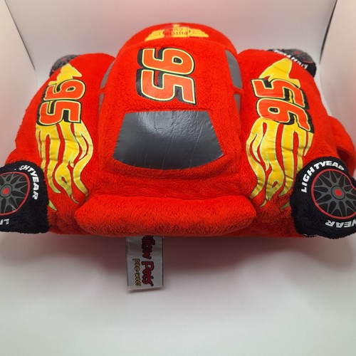 Disney PIXAR CARS Lightning McQUEEN folding Pillow PETS 11" PEE-WEE stuffed toy - Picture 4 of 8