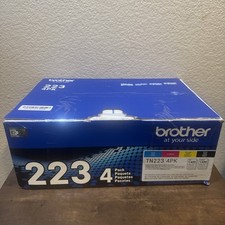  Deformed Box Brother TN223 4PK Black/Cyan/Magenta/Yellow Cartridges