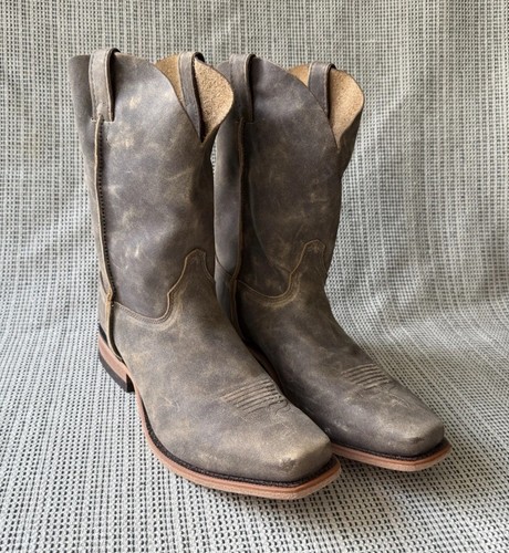 NEW Justin BR720 11” Ryder J-Flex Mens 12EE Brown Kamikaze Leather Boots Western