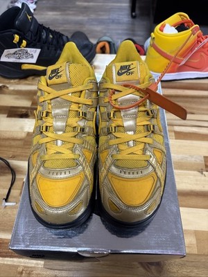 Size 7.5 - Off-White x Nike Air Rubber Dunk University Gold