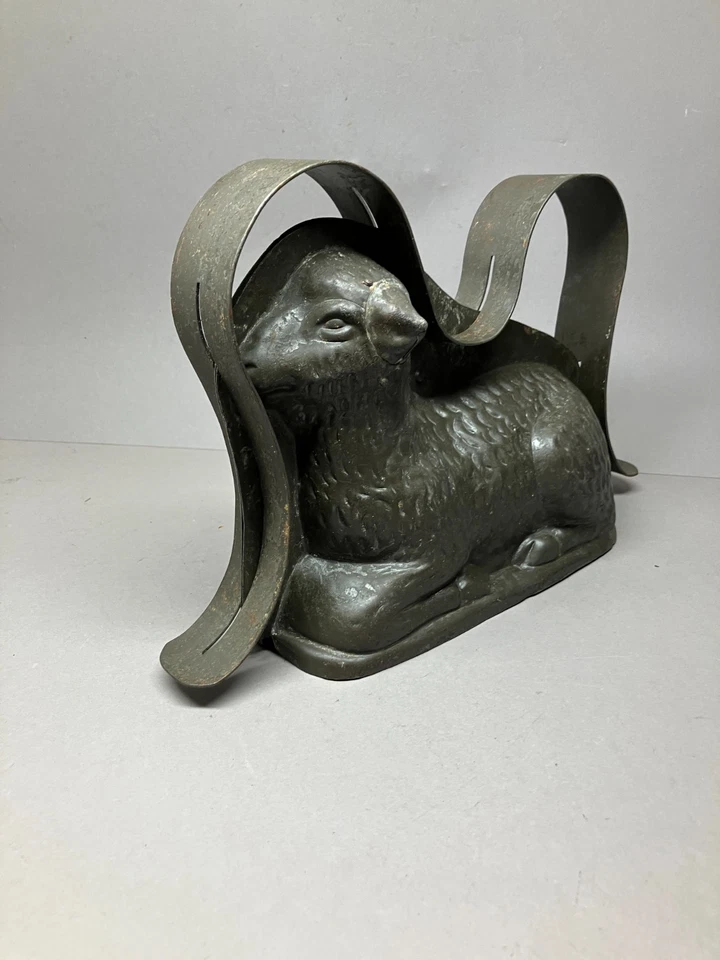 antike Backform Schokoladen Form Schaf Lamm Osterlamm Bäcker Blech 4083-4 - Bild 2 von 4