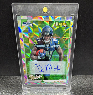 Panini 2019 Donruss The Rookies DK Metcalf RC Mosaic Auto /299 Seahawks TR-13