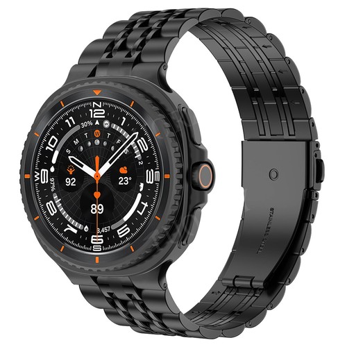 Pulsera con correa de acero inoxidable clásica de lujo para reloj Samsung Galaxy 8/8 - Imagen 10 de 17