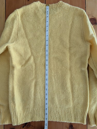 Maglione girocollo taglia XS USATO Rugby Ralph Lauren giallo 100% lana LEGGI - Foto 12 di 14