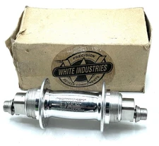 White Industries New Old Stock ENO Rear Hub 32H Silver 130mm Single Speed