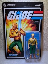 G.I. Joe - Duke Combat Gladiator 3.75  Figure  Super 7 ReAction Unpunched NEW
