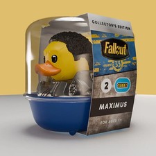 TUBBZ DUCK COLLECTORS EDITION FALLOUT TV SHOW MAXIMUS BROTHERHOOD OF STEEL ARMOR