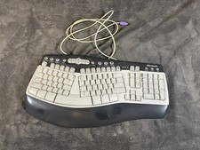 Vintage Microsoft RT9470 Ergonomic MultiMedia Keyboard 1.0A Wired PS/2