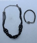 Lot of 2 Unbranded 925 Sterling Silver Beaded Cat Bracelet W/ Necklace - 20.8g