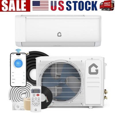 12000 BTU 110V Mini Split Air Conditioner 22 SEER Inverter AC System W/Heat Pump