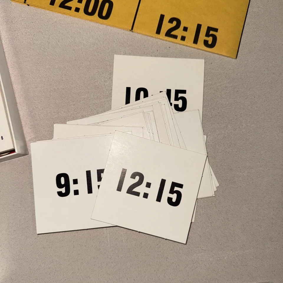 Telling Time Bingo Game The playful way to learn to tell time Complete - Image 3 of 4