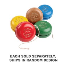 Duncan Original Yo Yo Vintage Wooden Crossed Flags Tournament Assorted 