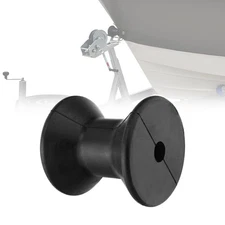 3" Boat Trailer Bow Roller 1/2" Shaft Marine Trailer Winch Stand Rubber Keel ...
