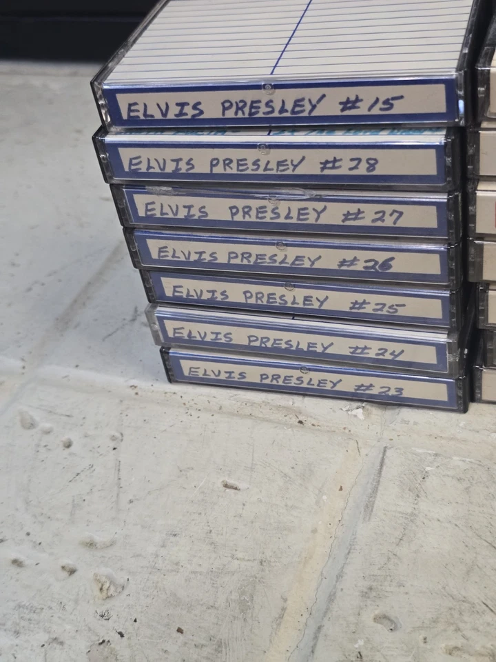 Realistic Radio Shack Elvis Cassete Tapes Lot Of 14 - Image 2 of 4