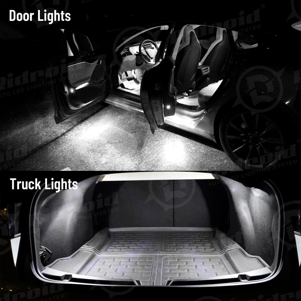 Kit de luces interiores LED blancas para coche + herramienta para GMC Sierra 1500 2500 1999-2006 Foto 4 de 4