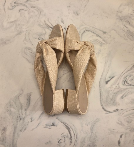 New! Stuart Weitzman 'Playa' Knot Slide Sandals Raffia Womens Size 7 B MSRP $525 - Picture 5 of 12