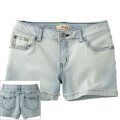 BLOWOUT PRICE Mudd® Fashion Denim Jean Shorts Girls Reg. & Plus Sizes 7-16 $32 - Picture 7 of 9