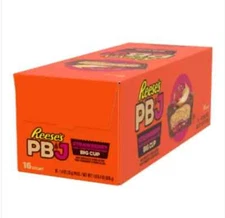 NEW! Reese's Limited Edition PB Strawberry Big Cup Standard Bar 1.4oz 16ct