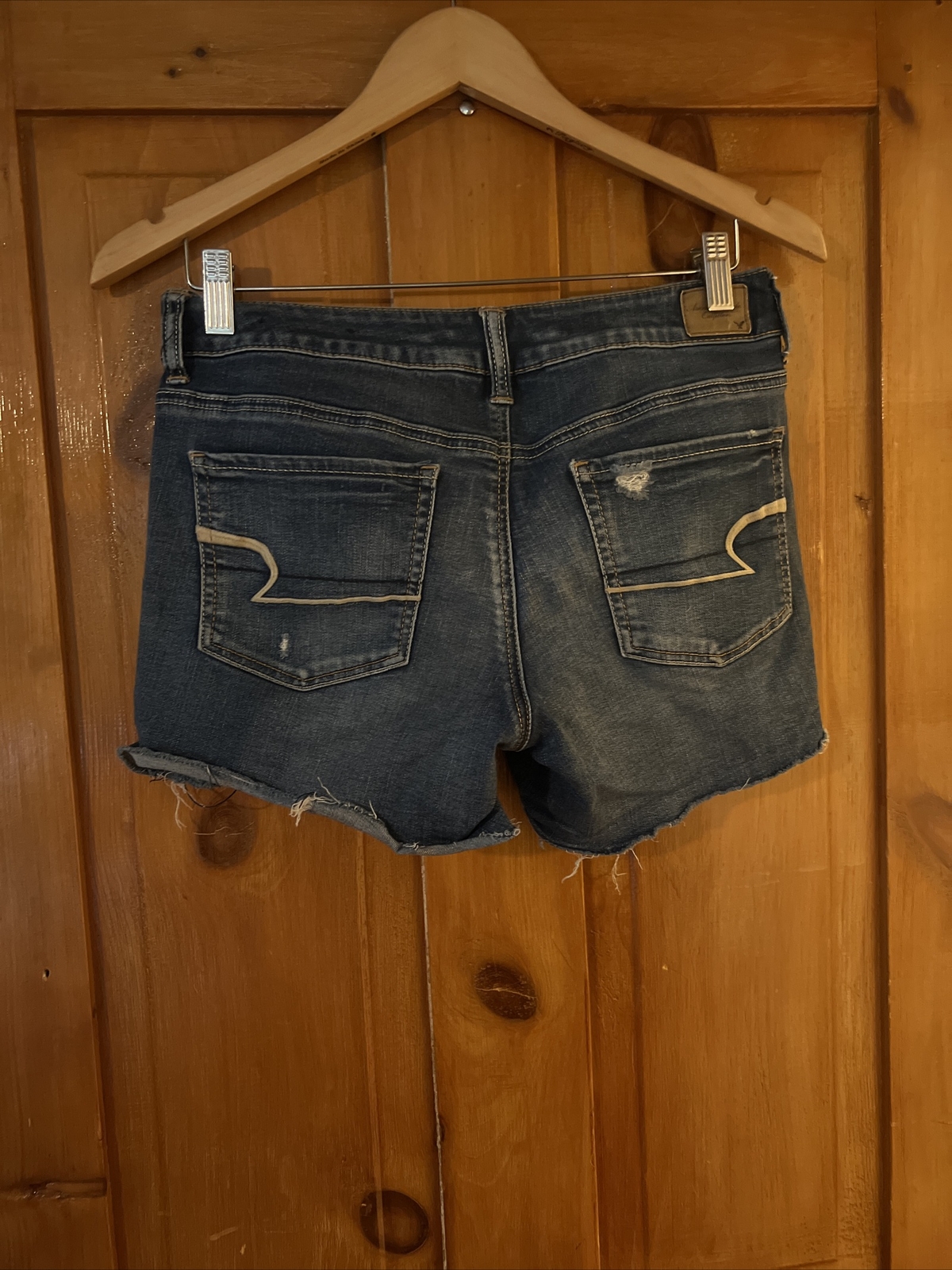 american eagle women’s jean shorts size 6 eBay
